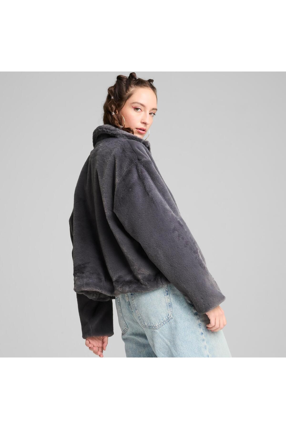 Soft Fleece Kadın Gri Mont 62651769 Soft Fleece Kadın Gri Mont 62651769