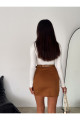 SÜET ETEK KEMERLİ /  BELT SUEDE SKIRT MODEL