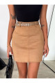 SÜET ETEK KEMERLİ /  BELT SUEDE SKIRT MODEL