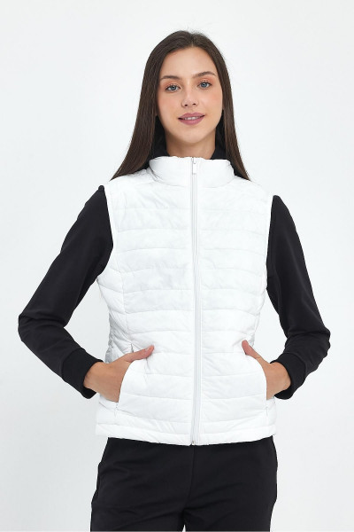Kadın Sophia Kemik Kadın Basic Puffer Yelek Kadın Sophia Kemik Kadın Basic Puffer Yelek