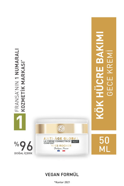 Anti-age Global Gençleştirici Yenileyici Gece Kremi-50ml Anti-age Global Gençleştirici Yenileyici Gece Kremi-50ml
