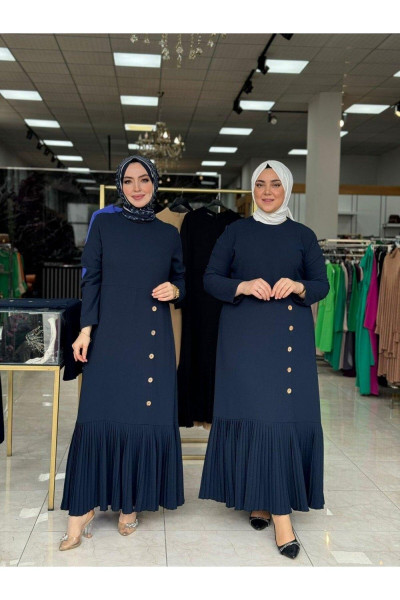 Tuğba Elbise Lacivert Beden 5-54-56 Tuğba Elbise Lacivert Beden 5-54-56