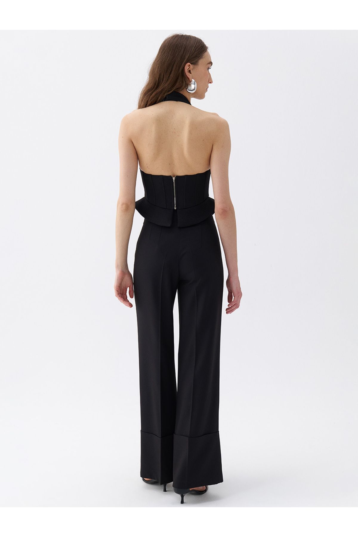 Korse Görünümlü Crop Top Korse Görünümlü Crop Top