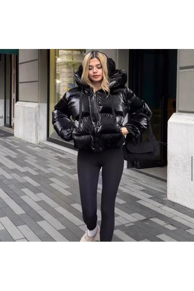 Parlak Şişme Mont Parlak Şişme Mont