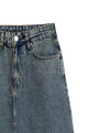 Uzun Çan Denim Etek Eskitme Kot Uzun Çan Denim Etek Eskitme Kot
