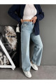 Mavi Serpme Taşlı Jean Mavi Serpme Taşlı Jean