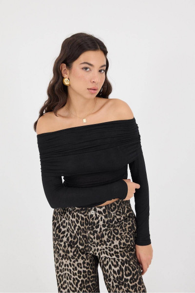 Madonna Yaka Uzun Kollu Bluz B10981-h9 Madonna Yaka Uzun Kollu Bluz B10981-h9