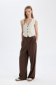 Klasik Pantolon Wide Leg Geniş Bol Paça Fleto Cepli Yüksek Bel Standart Boy Basic Düz D8150ax24au Klasik Pantolon Wide Leg Geniş Bol Paça Fleto Cepli Yüksek Bel Standart Boy Basic Düz D8150ax24au