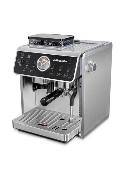 Öztiryakiler Mini Barista Espresso Kahve Makinesi 2800 W Kahve Değirmeni Dahil 2,7 Lt Su Tankı Öztiryakiler Mini Barista Espresso Kahve Makinesi 2800 W Kahve Değirmeni Dahil 2,7 Lt Su Tankı