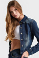 Kadın T.Kot Rengi 2w48 Likralı Denim Ceket Kadın T.Kot Rengi 2w48 Likralı Denim Ceket