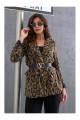 Leopar Kemerli Premium Kaşe Ceket Leopar Kemerli Premium Kaşe Ceket