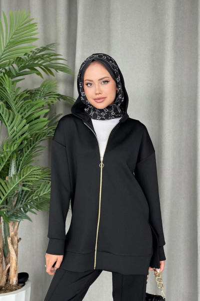 Venessa Scuba Takım Siyah Venessa Scuba Takım Siyah