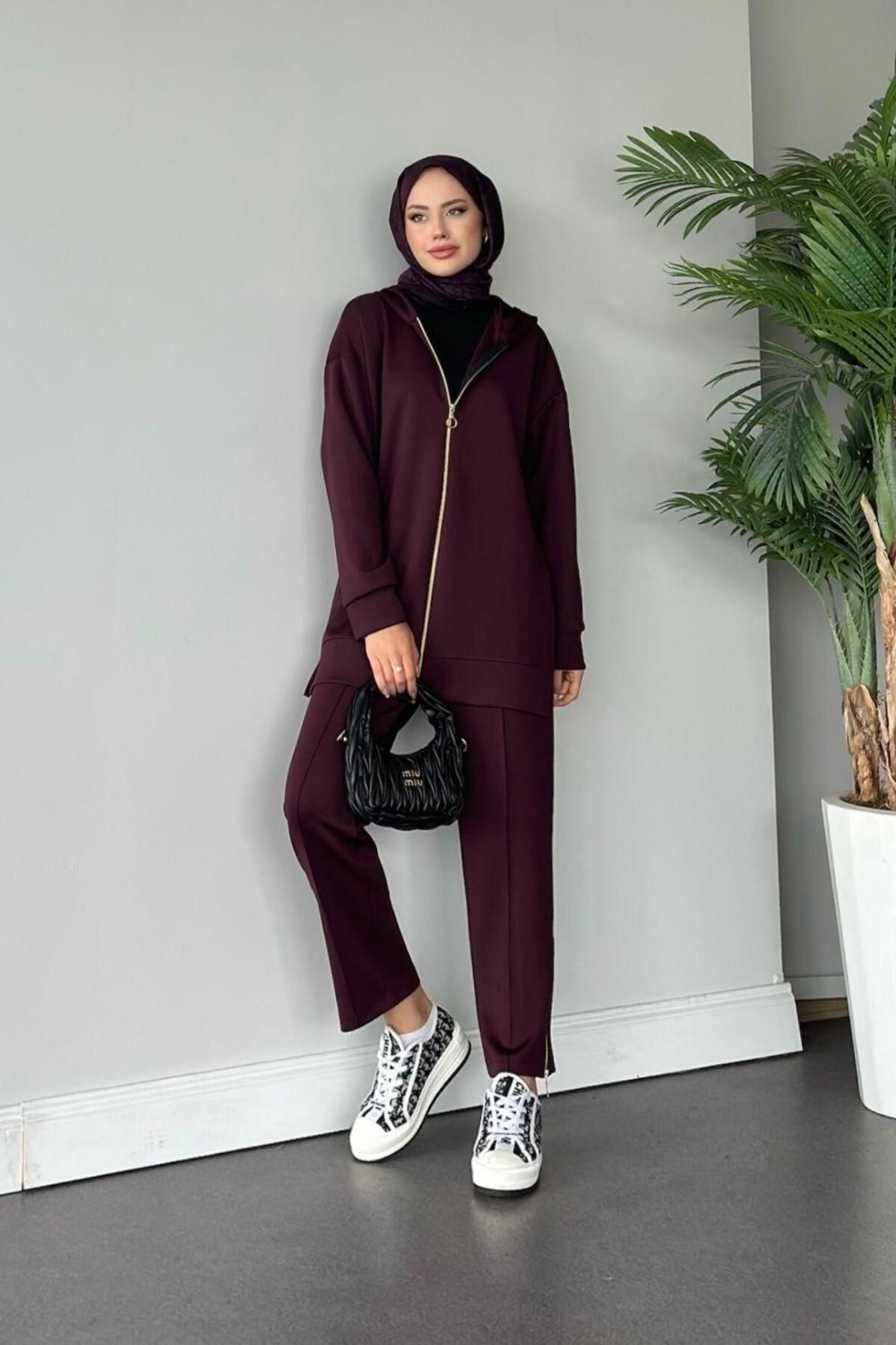 Venessa Scuba Takım Bordo Venessa Scuba Takım Bordo
