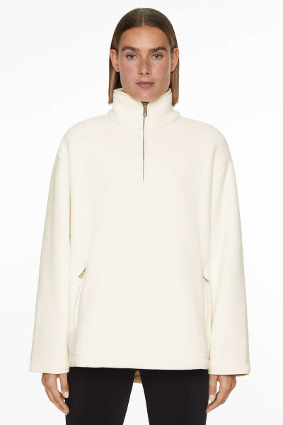 Yarım fermuarlı polar sweatshirt Yarım fermuarlı polar sweatshirt