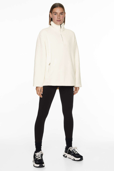 Yarım fermuarlı polar sweatshirt Yarım fermuarlı polar sweatshirt