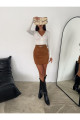 SÜET ETEK KEMERLİ / BELT SUEDE SKIRT MODEL SÜET ETEK KEMERLİ / BELT SUEDE SKIRT MODEL