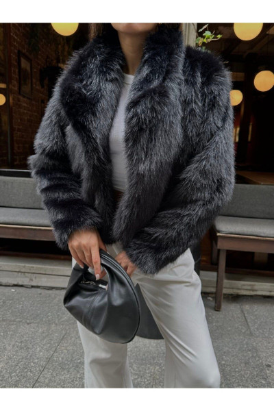 kadın yenı sezon sal yaka kürk