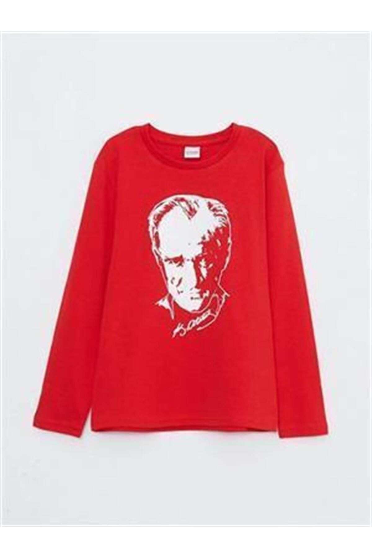 Unisex Atatürk Baskılı Uzun Kol T-shirt Unisex Atatürk Baskılı Uzun Kol T-shirt