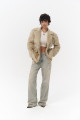 Mai Collection Monday Bej Dar Kesim Blazer Mai Collection Monday Bej Dar Kesim Blazer