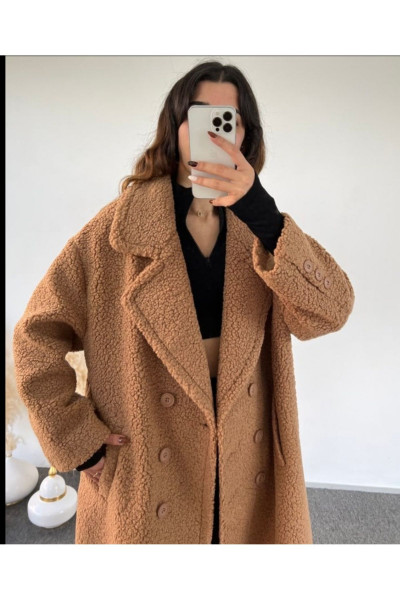 Teddy yün kaban oversize Teddy yün kaban oversize