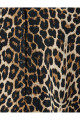 Leopar Gömlek Uzun Kollu Krep Kumaş Leopar Gömlek Uzun Kollu Krep Kumaş