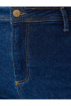 Kısa Paça Kot Pantolon Normal Bel Düğmeli Cepli - Culotte Jeans Kısa Paça Kot Pantolon Normal Bel Düğmeli Cepli - Culotte Jeans