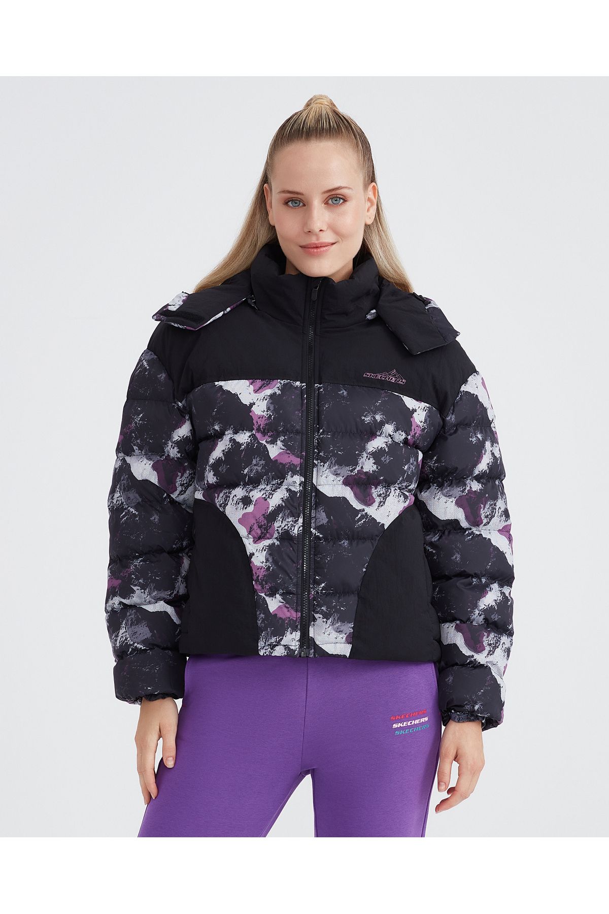 W Outerwear Padded Jacket Kadın Siyah Mont S232062-001 W Outerwear Padded Jacket Kadın Siyah Mont S232062-001