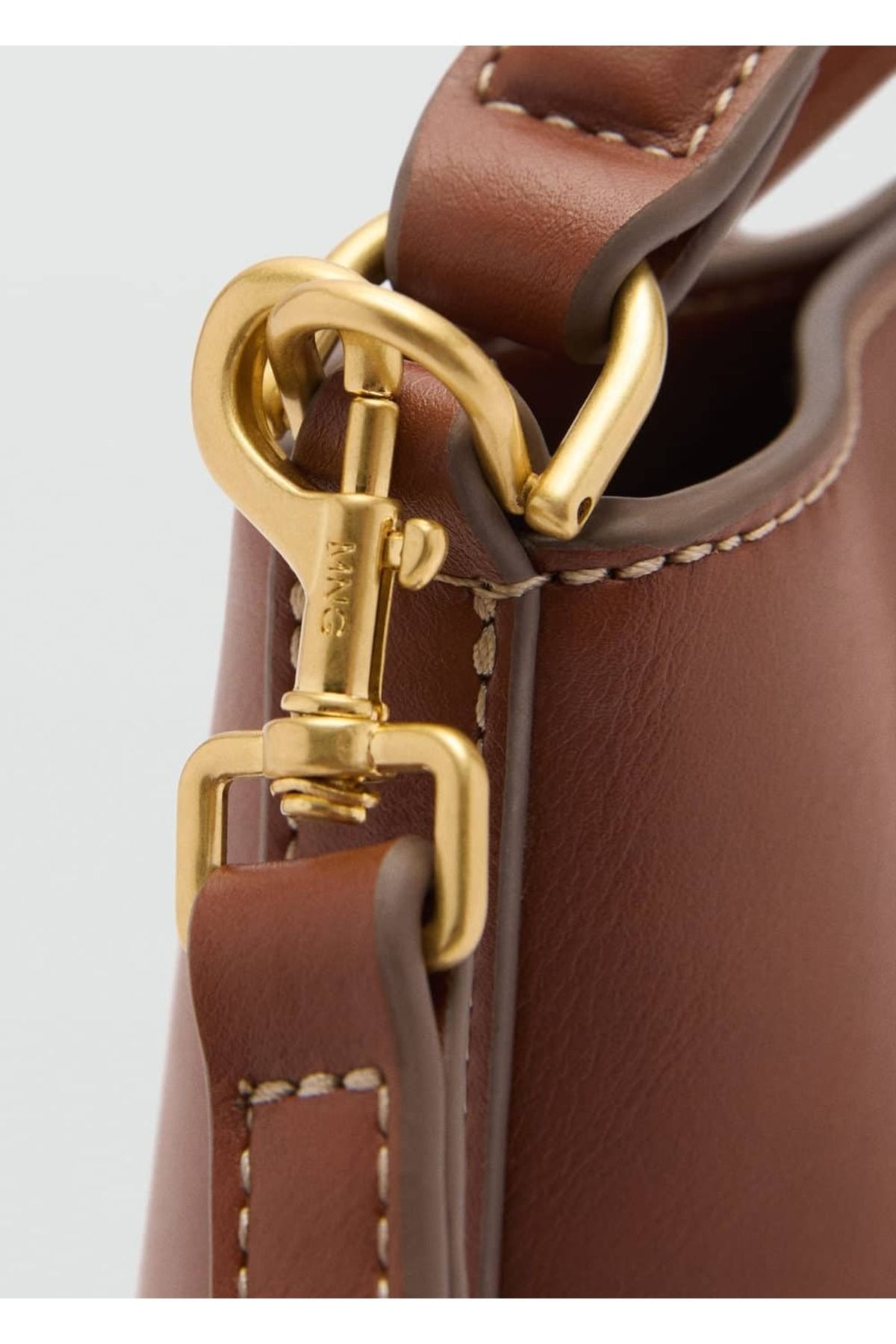 Metalik Detaylı Mini Shopper Çanta Metalik Detaylı Mini Shopper Çanta