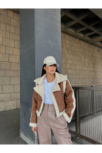 KUZU YUMOŞ KAPLAMA TAK ÇIKAR KOL CROP NUBUK KABAN KUZU YUMOŞ KAPLAMA TAK ÇIKAR KOL CROP NUBUK KABAN