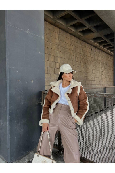 KUZU YUMOŞ KAPLAMA TAK ÇIKAR KOL CROP NUBUK KABAN KUZU YUMOŞ KAPLAMA TAK ÇIKAR KOL CROP NUBUK KABAN