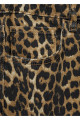 Leopar Desenli Yüksek Bel Düz Kesim Jean Pantolon Leopar Desenli Yüksek Bel Düz Kesim Jean Pantolon