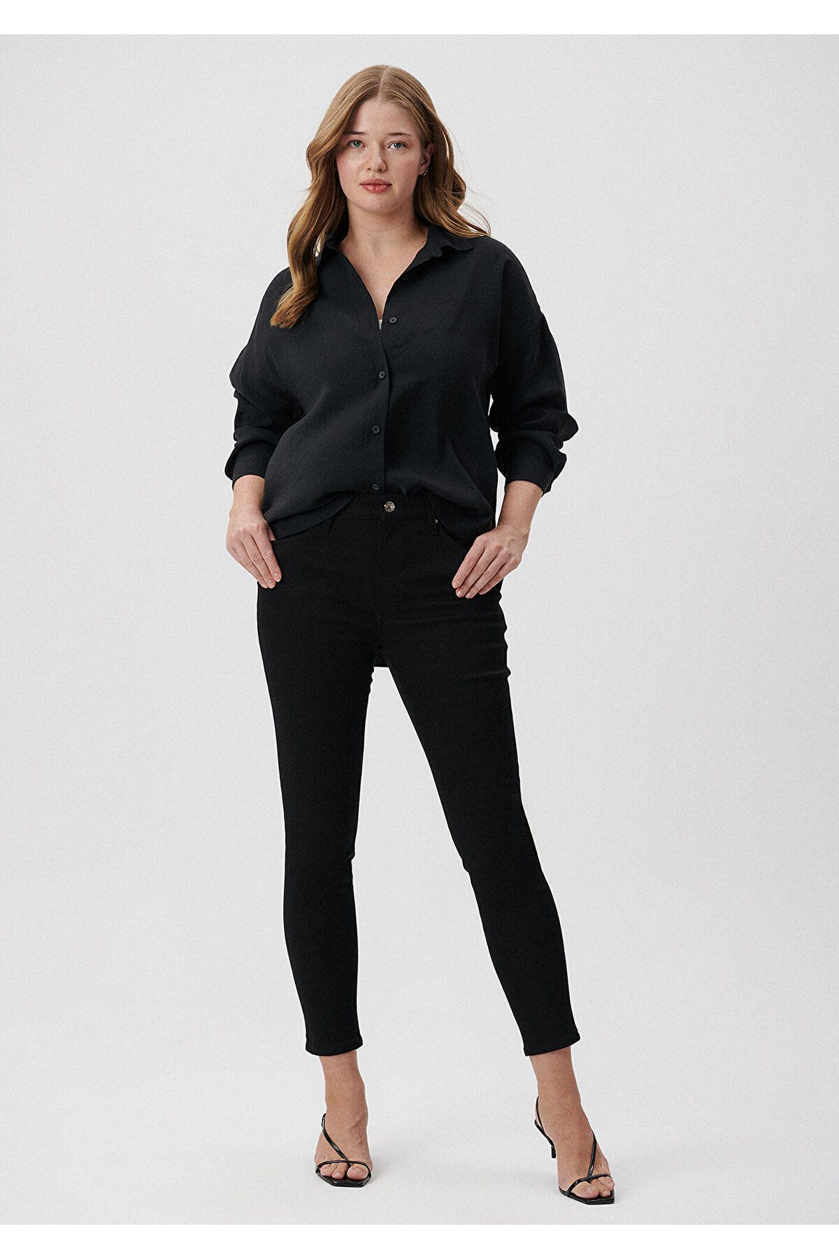 Marli Casual Siyah Jean Pantolon 101339-85945 Marli Casual Siyah Jean Pantolon 101339-85945