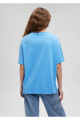 Logo Baskılı Tişört Oversize / Geniş Kesim 1600843-70858 Logo Baskılı Tişört Oversize / Geniş Kesim 1600843-70858