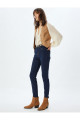 Yüksek Bel Kot Pantolon Düğmeli Dar Kalıp - Skinny Push Up Fit Jean Yüksek Bel Kot Pantolon Düğmeli Dar Kalıp - Skinny Push Up Fit Jean