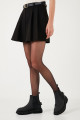 Streç Standart Fit Pileli Kışlık Mini Şort Etek ŞORT ETEK 611SR00016 Streç Standart Fit Pileli Kışlık Mini Şort Etek ŞORT ETEK 611SR00016