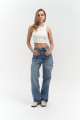 Mai Collection Fleur Fitilli Halter Yaka Beyaz Crop Mai Collection Fleur Fitilli Halter Yaka Beyaz Crop