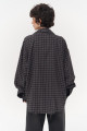 Mai Collection Roan Antrasit Oversize Unisex Gömlek Mai Collection Roan Antrasit Oversize Unisex Gömlek