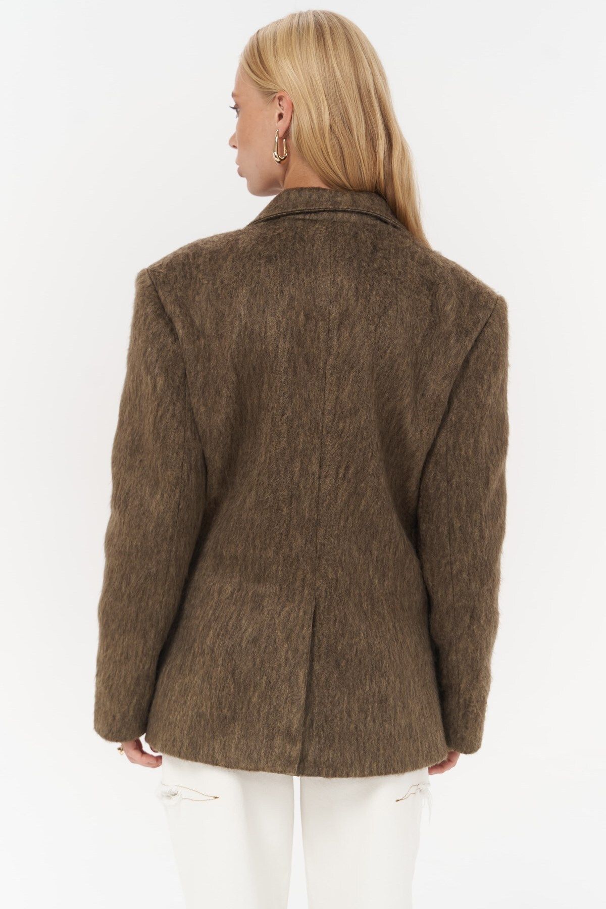 Mai Collection Monday Kahve Dar Kesim Blazer Mai Collection Monday Kahve Dar Kesim Blazer