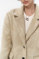 Mai Collection Monday Bej Dar Kesim Blazer Mai Collection Monday Bej Dar Kesim Blazer