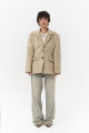 Mai Collection Monday Bej Dar Kesim Blazer Mai Collection Monday Bej Dar Kesim Blazer