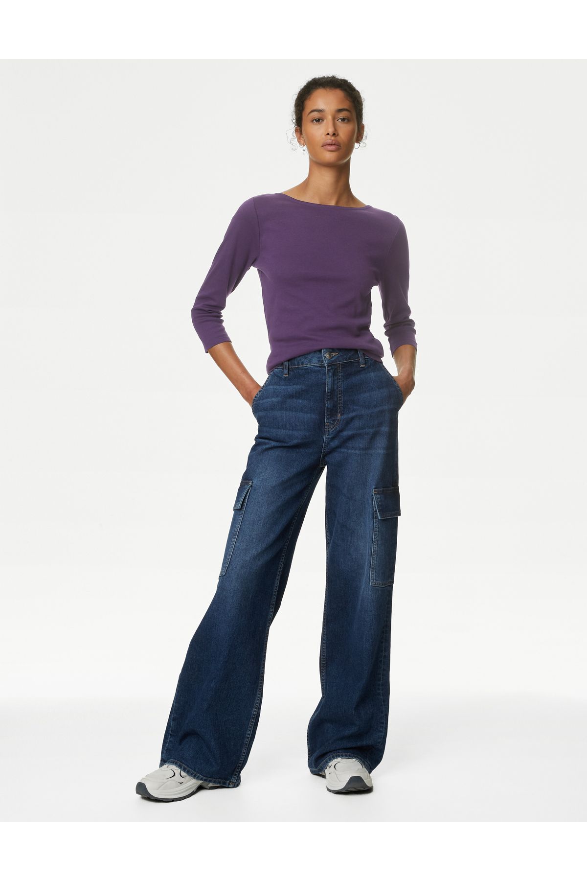 Saf Pamuklu Slim Fit Bluz Saf Pamuklu Slim Fit Bluz