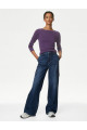 Saf Pamuklu Slim Fit Bluz Saf Pamuklu Slim Fit Bluz