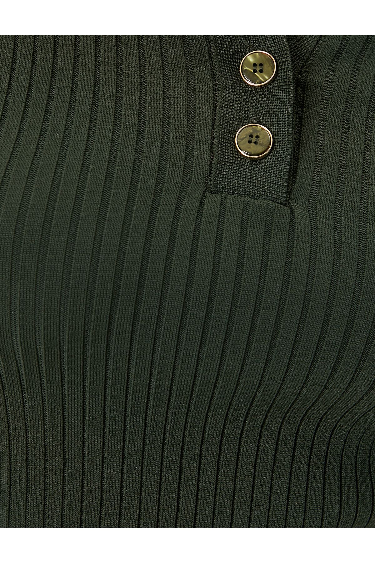 Polo Yaka Kazak Kısa Kollu Düğme Detaylı Kaşkorse Slim Fit Polo Yaka Kazak Kısa Kollu Düğme Detaylı Kaşkorse Slim Fit