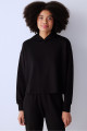 Silky Feel Siyah Sweatshirt