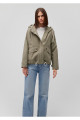 Kapüşonlu Haki Ceket Loose Fit / Bol Rahat Kesim 1110025-71818 Kapüşonlu Haki Ceket Loose Fit / Bol Rahat Kesim 1110025-71818