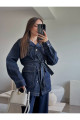 KEMERLİ KOT CEKET KEMERLİ KOT CEKET