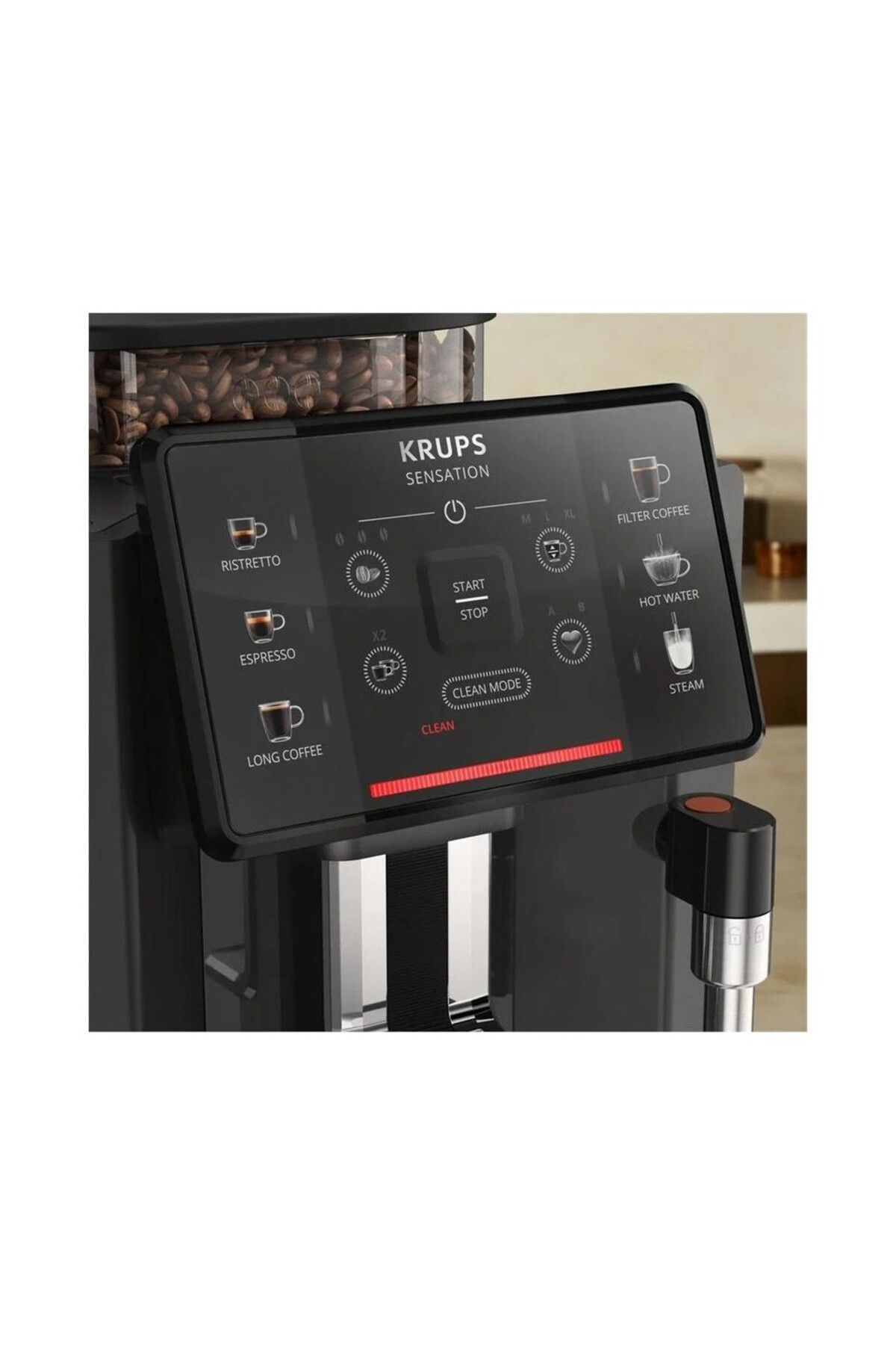 Sensation Tam Otomatik Espresso Makinesi Kömür Siyahı Sensation Tam Otomatik Espresso Makinesi Kömür Siyahı