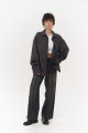 Mai Collection Roan Antrasit Oversize Unisex Gömlek Mai Collection Roan Antrasit Oversize Unisex Gömlek