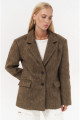 Mai Collection Monday Kahve Dar Kesim Blazer Mai Collection Monday Kahve Dar Kesim Blazer