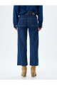 Kısa Paça Kot Pantolon Normal Bel Düğmeli Cepli - Culotte Jeans Kısa Paça Kot Pantolon Normal Bel Düğmeli Cepli - Culotte Jeans